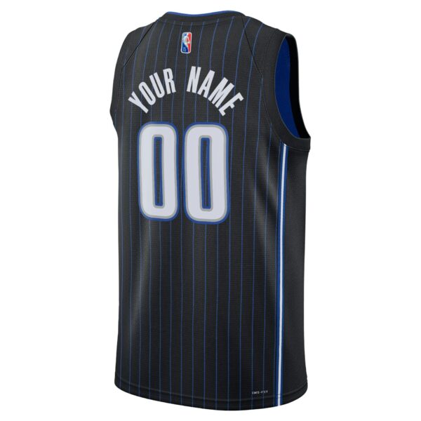 Orlando Magic Nike 2021/22 Diamond Swingman Custom Jersey - Icon Edition - Black - Image 4