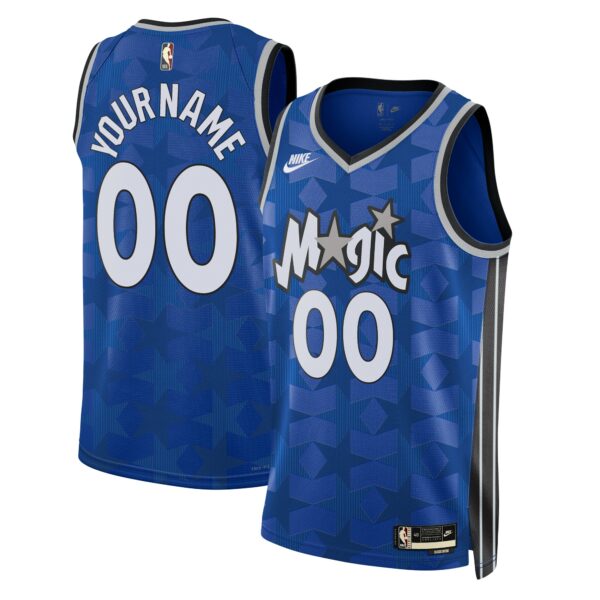 Orlando Magic Nike Unisex 2023/24 Swingman Custom Jersey – Classic Edition - Blue - Image 2