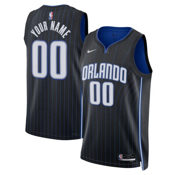 Orlando Magic Nike Unisex Swingman Custom Jersey Black - Icon Edition - Image 2