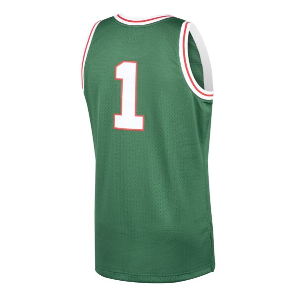 Oscar Robertson Milwaukee Bucks Mitchell & Ness 2001/02 Hardwood Classics Swingman Jersey - Green - Image 4