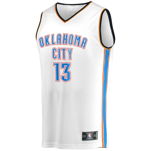 Ousmane Dieng Oklahoma City Thunder Fanatics Fast Break Player Jersey - Association Edition - White - Image 3