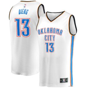 Ousmane Dieng Oklahoma City Thunder Fanatics Fast Break Player Jersey - Association Edition - White