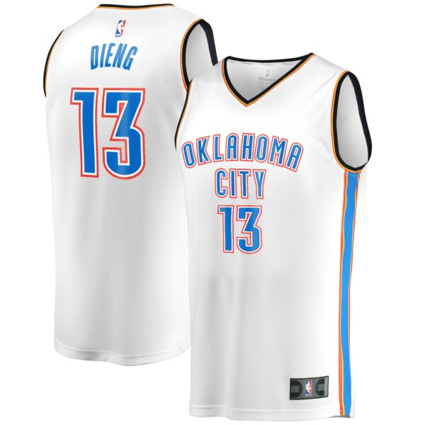 Ousmane Dieng Oklahoma City Thunder Fanatics Fast Break Player Jersey - Association Edition - White