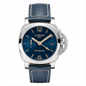 Panerai Luminor 1950 3 Days GMT Acciaio PAM688 VSF SS Blue Dial P9001 V2 Watch