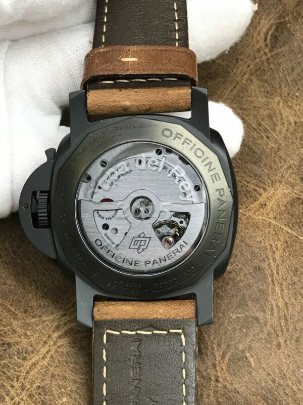 Panerai Luminor 1950 3 Days Gmt Automatic Ceramica 44mm Black Dial Mens Watch Pam00441 - Image 10