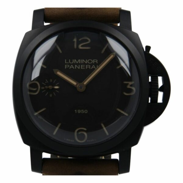 Panerai Luminor 1950 3 Days PAM 375 Composite Black Dial 3000 Watch - Image 2