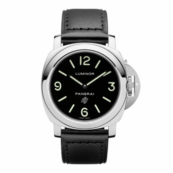 Panerai Luminor Base Logo PAM774 HWF SS Black Dial 6497 Y-Incabloc Watch