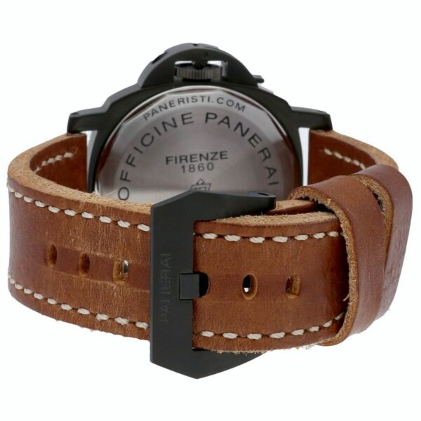 Panerai Luminor Base PAM 360 Black Ceramic Black Dial P3000 Watch - Image 5