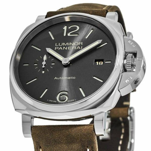 Panerai Luminor Due 3 Days Date Acciao PAM904 VSF stainless Steel Gray Dial OP XXXIV Watch - Image 2