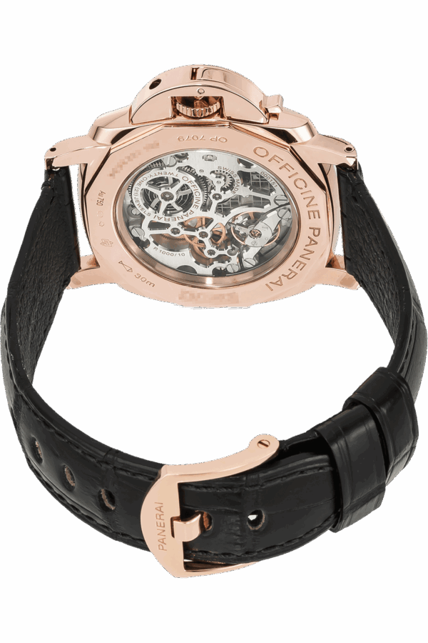 Panerai Luminor Due 3 Days PAM 677 V6F Rose Gold Anthracite Dial P1000 Watch - Image 5