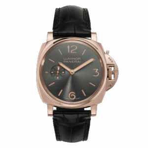 Panerai Luminor Due 3 Days PAM 677 V6F Rose Gold Anthracite Dial P1000 Watch