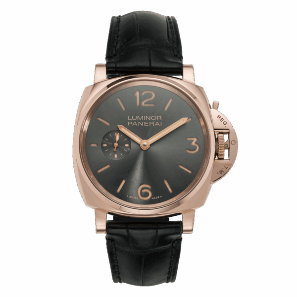 Panerai Luminor Due 3 Days PAM 677 V6F Rose Gold Anthracite Dial P1000 Watch