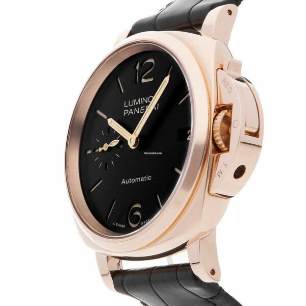 Panerai Luminor Due PAM908 FU VSF Rose Gold Black Dial OP XXXIV Watch - Image 2