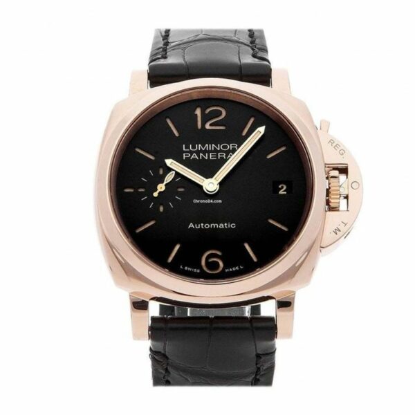 Panerai Luminor Due PAM908 FU VSF Rose Gold Black Dial OP XXXIV Watch