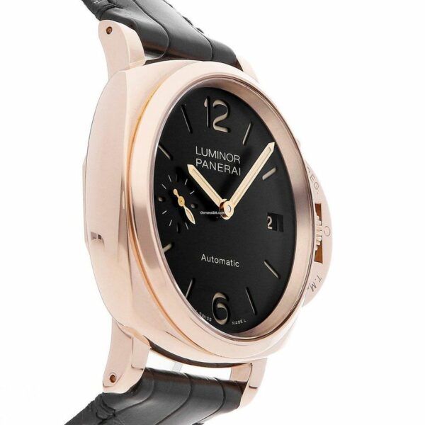 Panerai Luminor Due PAM908 FU VSF Rose Gold Black Dial OP XXXIV Watch - Image 3