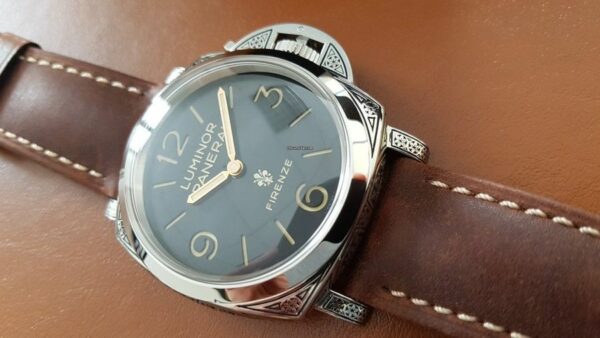 Panerai Luminor Firenze 1950 3 Days PAM972 V9F SS Black Dial P3000 Watch - Image 10