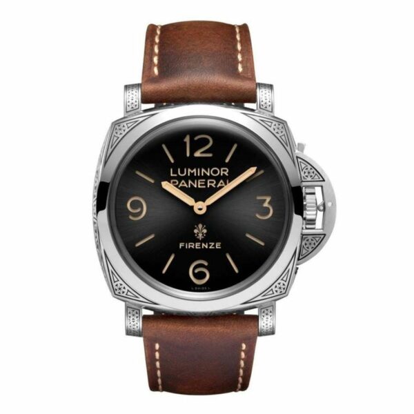 Panerai Luminor Firenze 1950 3 Days PAM972 V9F SS Black Dial P3000 Watch