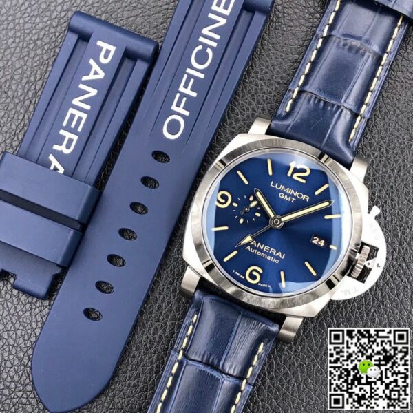 Panerai Luminor GMT PAM1033 Blue Dial P9011 Watch - Image 11
