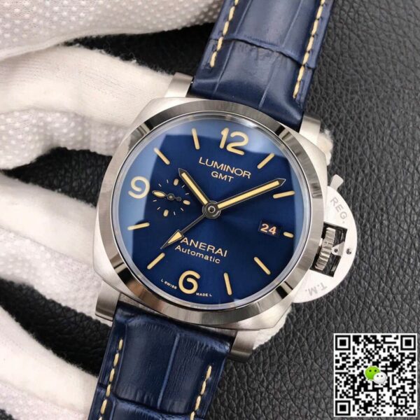 Panerai Luminor GMT PAM1033 Blue Dial P9011 Watch - Image 5
