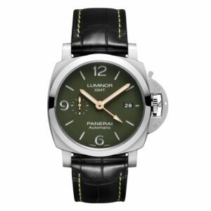 Panerai Luminor GMT PAM1056 VSF SS Green Dial P9011 Watch