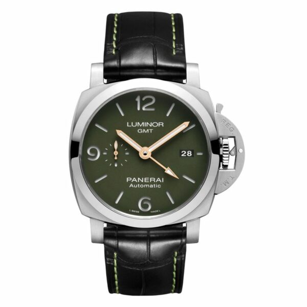 Panerai Luminor GMT PAM1056 VSF SS Green Dial P9011 Watch