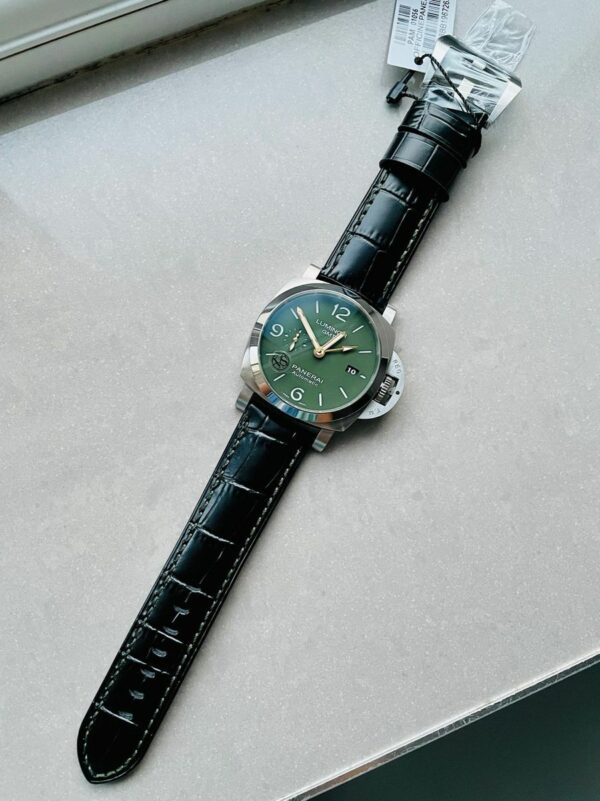 Panerai Luminor GMT PAM1056 VSF SS Green Dial P9011 Watch - Image 3