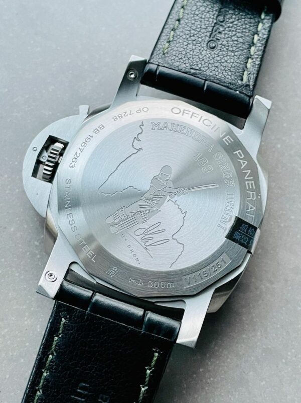 Panerai Luminor GMT PAM1056 VSF SS Green Dial P9011 Watch - Image 8