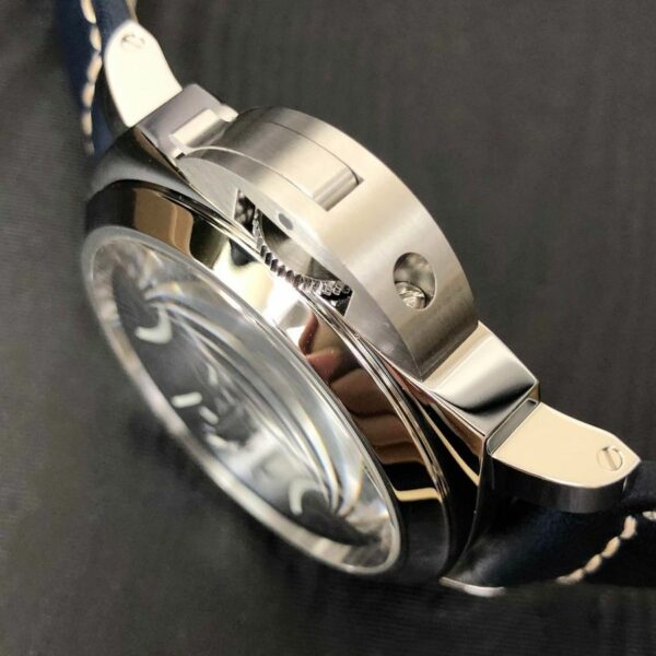 Panerai Luminor Logo Acciao PAM1085 HWF SS Blue Dial 6497 Y-Incabloc Watch - Image 8
