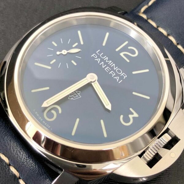 Panerai Luminor Logo Acciao PAM1085 HWF SS Blue Dial 6497 Y-Incabloc Watch - Image 2