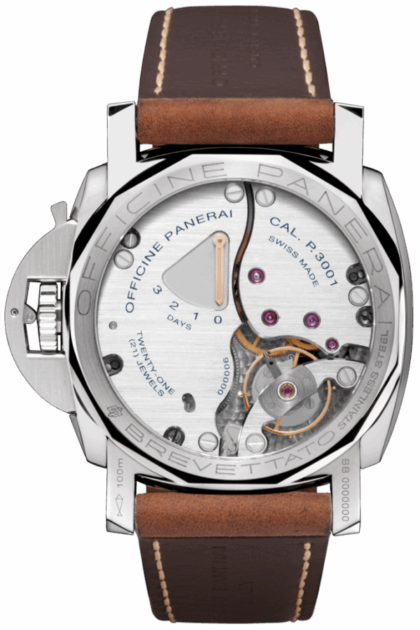 Panerai Luminor Marina 1950 3 Days Acciaio PAM422 47mm VSF SS Black Dial P3000 Watch - Image 2