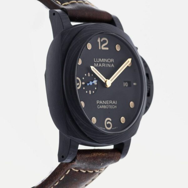 Panerai Luminor Marina 1950 PAM 661 Carbotech Black Dial P9010 Watch - Image 3
