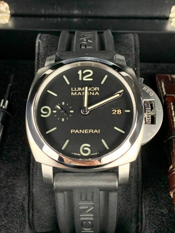 Panerai Luminor Marina 1950 PAM351 VSF SS Black Dial P9000 Watch - Image 2