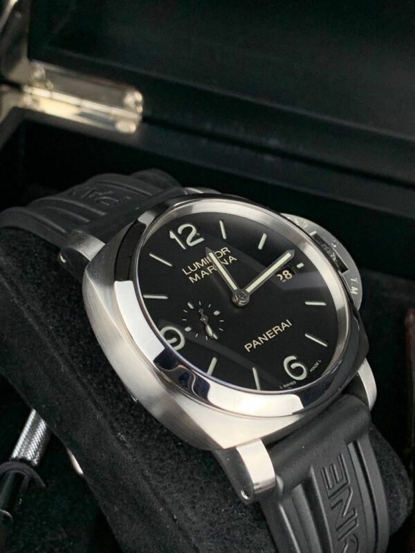 Panerai Luminor Marina 1950 PAM351 VSF SS Black Dial P9000 Watch - Image 5