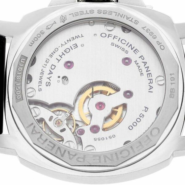 Panerai Luminor Marina 8 Days PAM 510 SS Black Dial P5000 300 Watch - Image 8