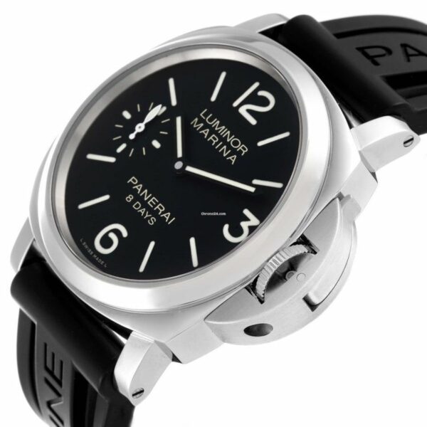 Panerai Luminor Marina 8 Days PAM 510 SS Black Dial P5000 300 Watch - Image 2