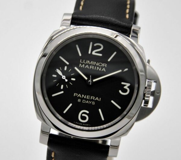 Panerai Luminor Marina 8 Days PAM 510 ZF SS Black Dial P5000 Watch - Image 2