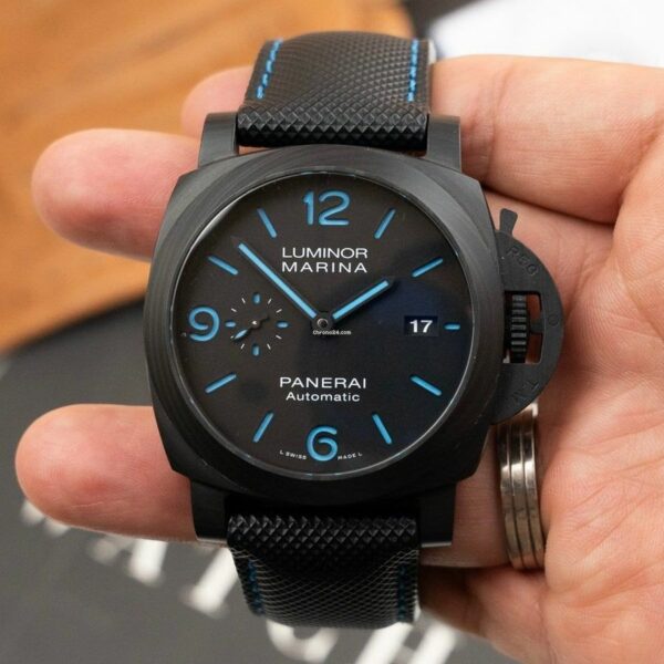 Panerai Luminor Marina Carbotech PAM1661 2020 VSF Carbotech Black Dial P9010 Watch - Image 2