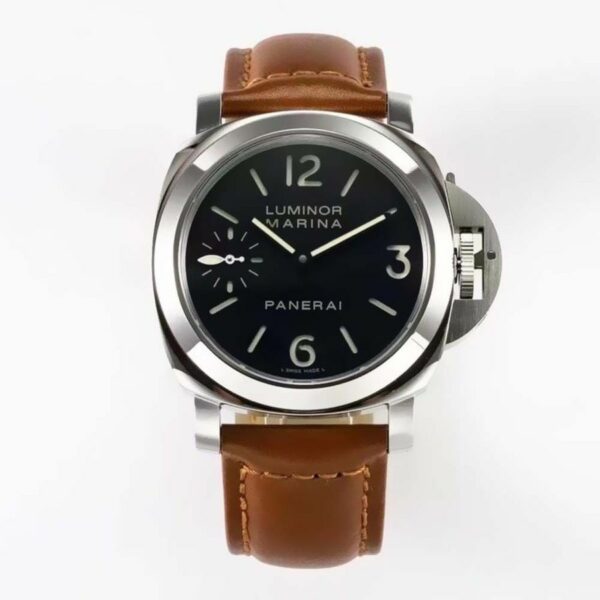 Panerai Luminor Marina PAM111 HWF SS Black Dial 6497 Watch