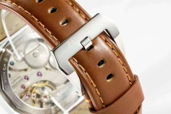 Panerai Luminor Marina PAM111 HWF SS Black Dial 6497 Watch - Image 8