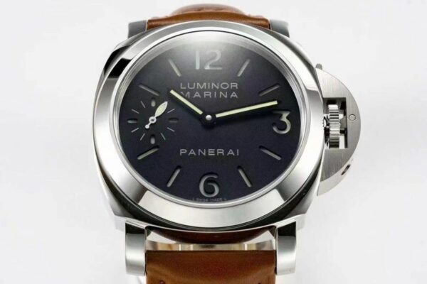 Panerai Luminor Marina PAM111 HWF SS Black Dial 6497 Watch - Image 2