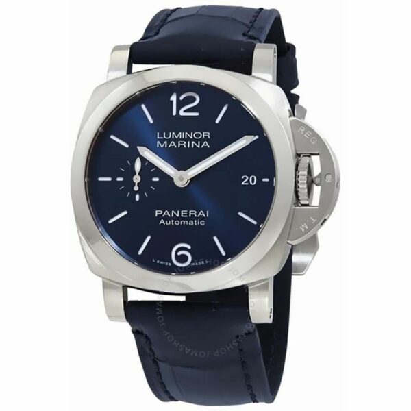 Panerai Luminor Marina PAM1117 VSF Titanium Blue Dial P9010 (Free Leather Strap) Watch