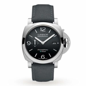 Panerai Luminor Marina PAM1358 W TTF SS Grey Dial Grey Nylon Strap P9010 Watch