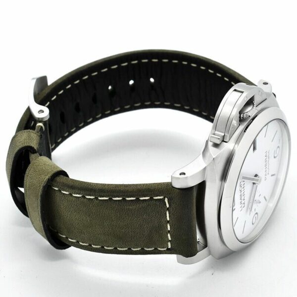 Panerai Luminor Marina PAM1394 42mm VSF SS White Dial P9010 Watch - Image 4