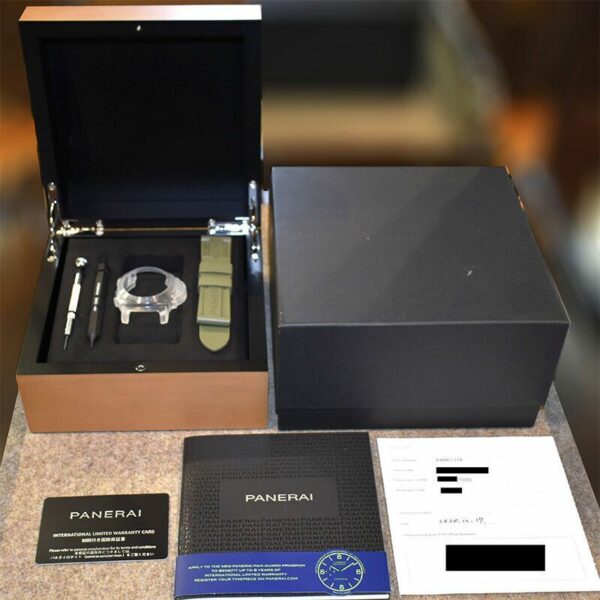 Panerai Luminor Marina PAM1394 42mm VSF SS White Dial P9010 Watch - Image 5