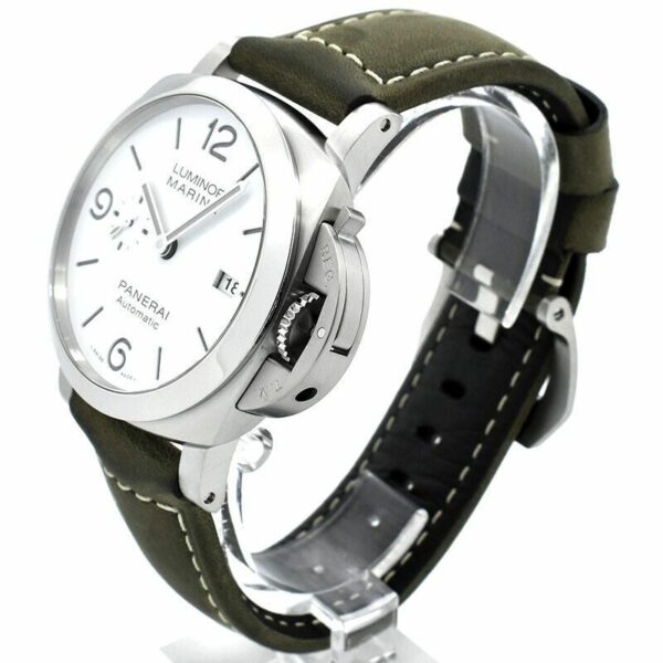 Panerai Luminor Marina PAM1394 42mm VSF SS White Dial P9010 Watch - Image 2
