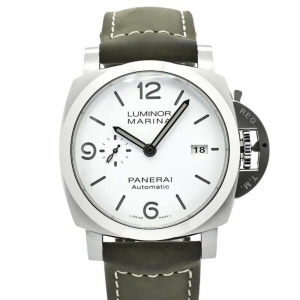 Panerai Luminor Marina PAM1394 42mm VSF SS White Dial P9010 Watch