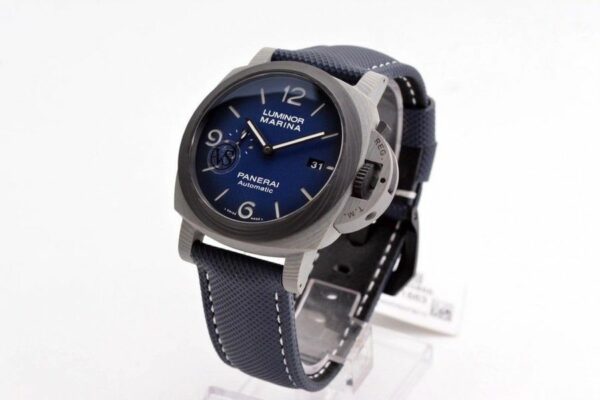 Panerai Luminor Marina PAM1663 VSF Carbotech Blue Dial P9010 Watch - Image 2