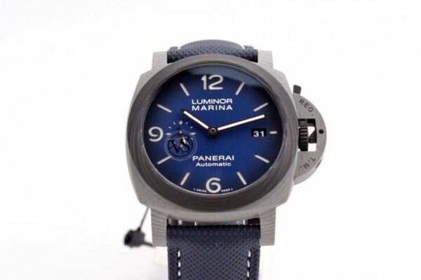 Panerai Luminor Marina PAM1663 VSF Carbotech Blue Dial P9010 Watch - Image 4