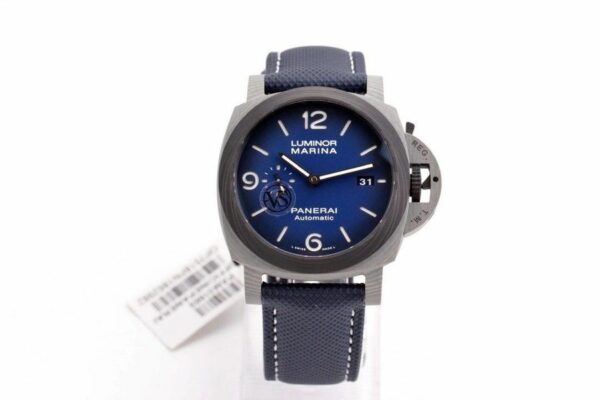 Panerai Luminor Marina PAM1663 VSF Carbotech Blue Dial P9010 Watch - Image 10