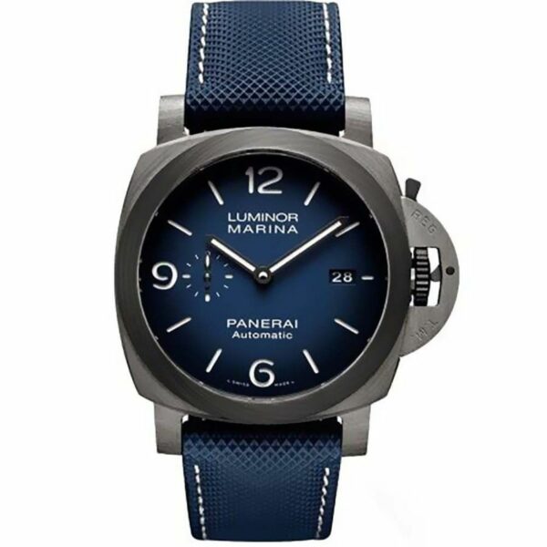 Panerai Luminor Marina PAM1663 VSF Carbotech Blue Dial P9010 Watch
